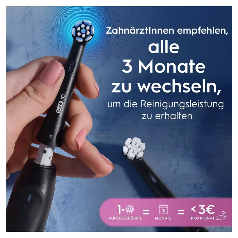 Oral-B 194631 hambaharja otsik 4 tk must