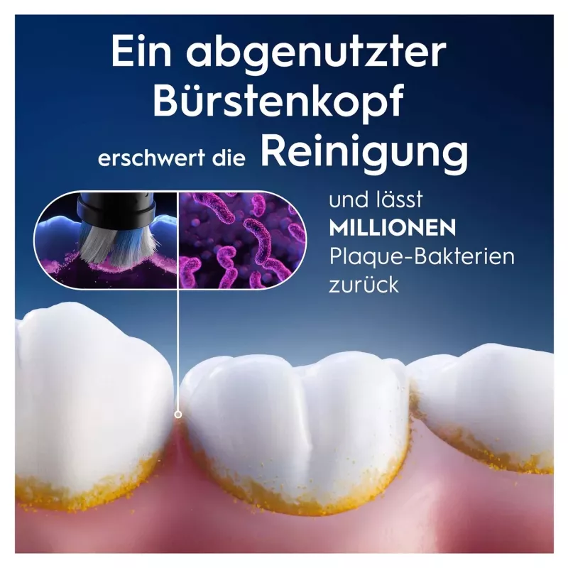 Oral-B 194631 hambaharja otsik 4 tk must