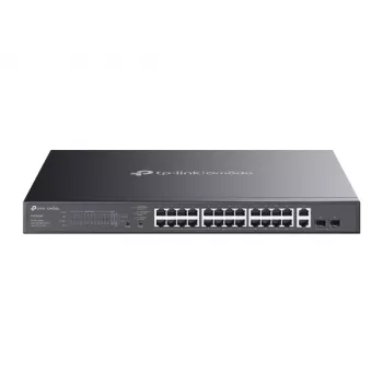 TP-Link Omada ES228GMP võrgulüliti Hallatav L2 Gigabit Ethernet (10/100/1000) Võimsus over Ethernet (PoE) Must