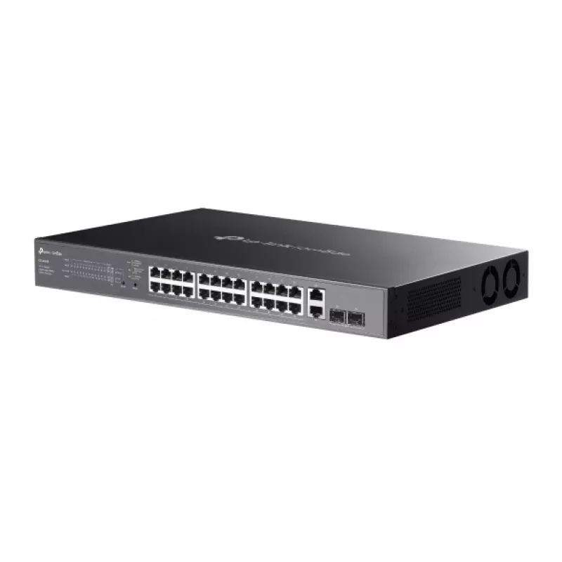 TP-Link Omada ES228GMP võrgulüliti Hallatav L2 Gigabit Ethernet (10/100/1000) Võimsus over Ethernet (PoE) Must