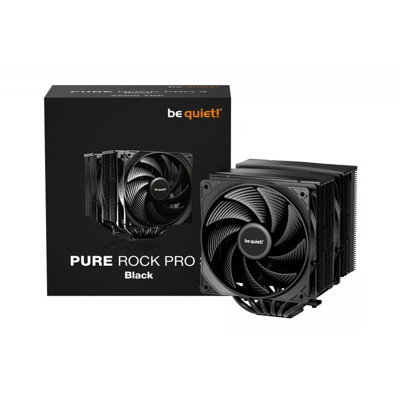 be quiet! Pure Rock Pro 3 Must protsessori õhujahuti 12 cm 1 tk