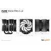 be quiet! Pure Rock Pro 3 LX Must protsessori õhujahuti 12 cm 1 tk