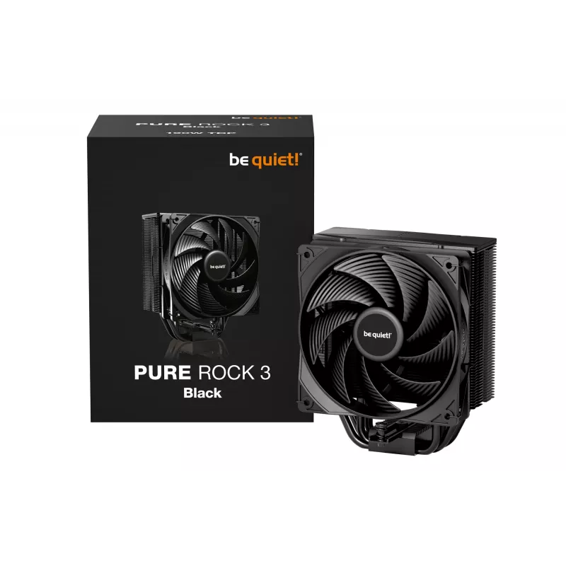be quiet! Pure Rock 3 Must protsessori õhujahuti 12 cm 1 tk