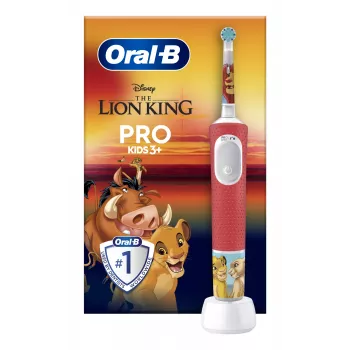 Oral-B Kids VITALITYPROLIONK elektriline hambahari lapsele pöörlev-ostsilleeriv hambahari mitmevärviline