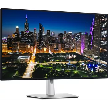 DELL UltraSharp U3225QE arvutimonitor 80 cm (31,5 tolli) 3840 x 2160 pikslit 4K Ultra HD LCD must, hõbedane