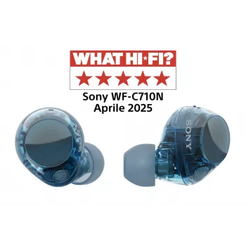 Kõrvaklapid Sony WFC710NL.CE7 in-ear True Wireless kõrvaklapid, Bluetooth 5.3, ANC, IPX4, 8.5/12 h taasesitus, Glass Blue