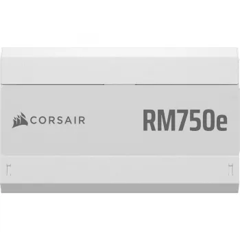 CORSAIR toiteplokk - Rme SeriesT Rm750e - täielikult modulaarne, madala müratasemega ATX - valge