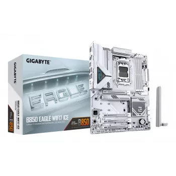 Emaplaat GIGABYTE B850 EAGLE WIFI7 ICE, AMD B850, Socket AM5, ATX