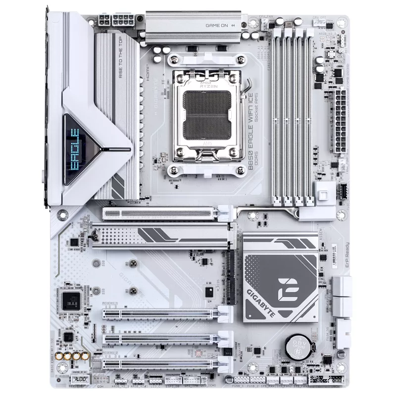 Emaplaat GIGABYTE B850 EAGLE WIFI7 ICE, AMD B850, Socket AM5, ATX
