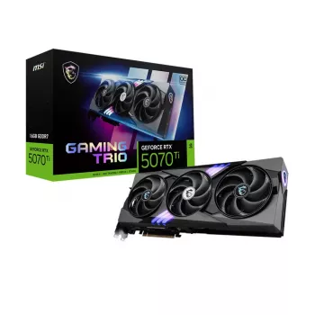 Videokaart MSI GeForce RTX 5070 Ti — 16 GB GDDR7, PCIe 5.0, 256-bit, 3 ventilaatorit, 338 mm