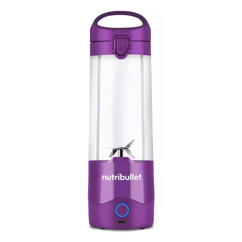 Kaasaskantav blender NUTRIBULLET Portable 0.475 L — lilla, 2000 mAh aku, Tritan kann