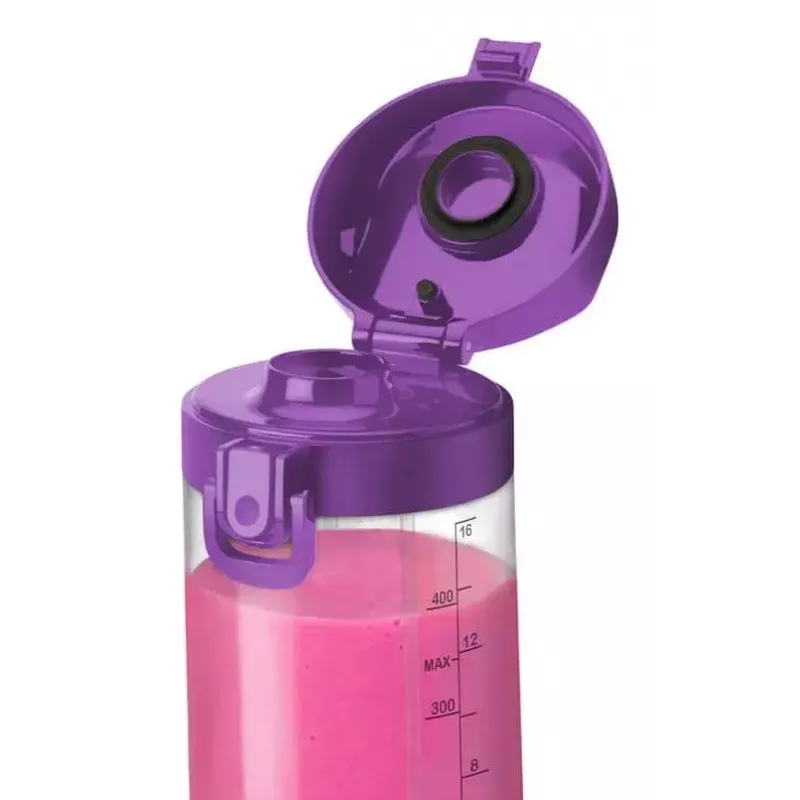Kaasaskantav blender NUTRIBULLET Portable 0.475 L — lilla, 2000 mAh aku, Tritan kann