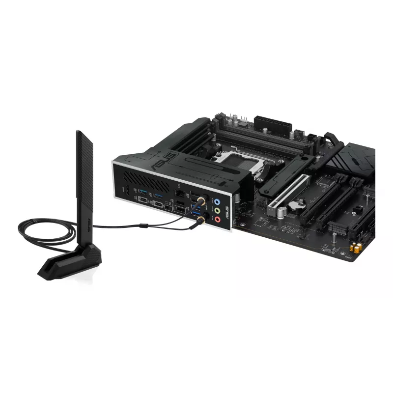 Emaplaat ASUS X870 MAX GAMING WIFI7 ATX — AMD X870, Socket AM5, DDR5, 4 DIMM, 256 GB, Wi‑Fi 7, Bluetooth 5.4, 3 M.2, 2x USB4 Gen3x2