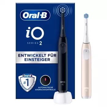 Elektriline hambahari Oral-B iO Series 2 Duo Must Pink laetav nutika survetunduriga
