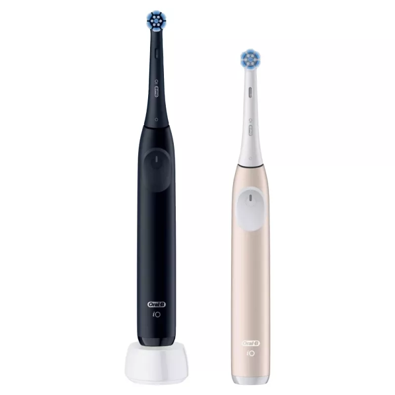 Elektriline hambahari Oral-B iO Series 2 Duo Must Pink laetav nutika survetunduriga