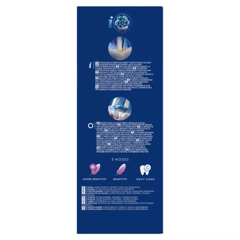 Elektriline hambahari Oral-B iO Series 2 Duo Must Pink laetav nutika survetunduriga
