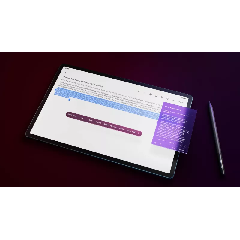 Lenovo Yoga Tab Plus Snapdragon 256 GB 32,3 cm (12,7 tolli) 16 GB Wi-Fi 7 (802.11be) Android 14 Teal