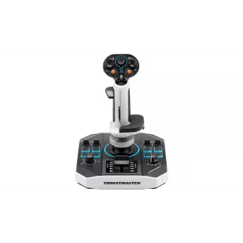 Thrustmaster Sol-R 1 must, valge USB-lennukang analoog-/digitaalne PC