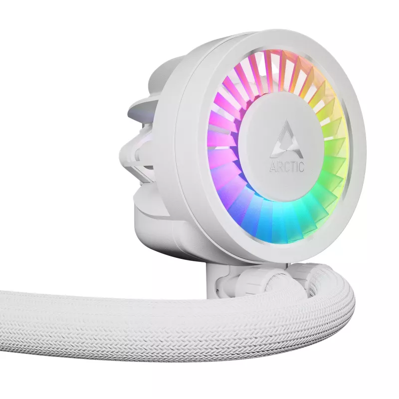 ARCTIC Liquid Freezer III Pro 360 A-RGB (Valge) - Mitmekülgselt ühilduv all-in-one protsessori vesijahuti A-RGB-ga