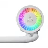 ARCTIC Liquid Freezer III Pro 360 A-RGB (Valge) - Mitmekülgselt ühilduv all-in-one protsessori vesijahuti A-RGB-ga