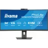 iiyama ProLite XCB3497WQSNPH-B1 arvutimonitor 86,4 cm (34 tolli) 3440 x 1440 pikslit UltraWide Quad HD LED must