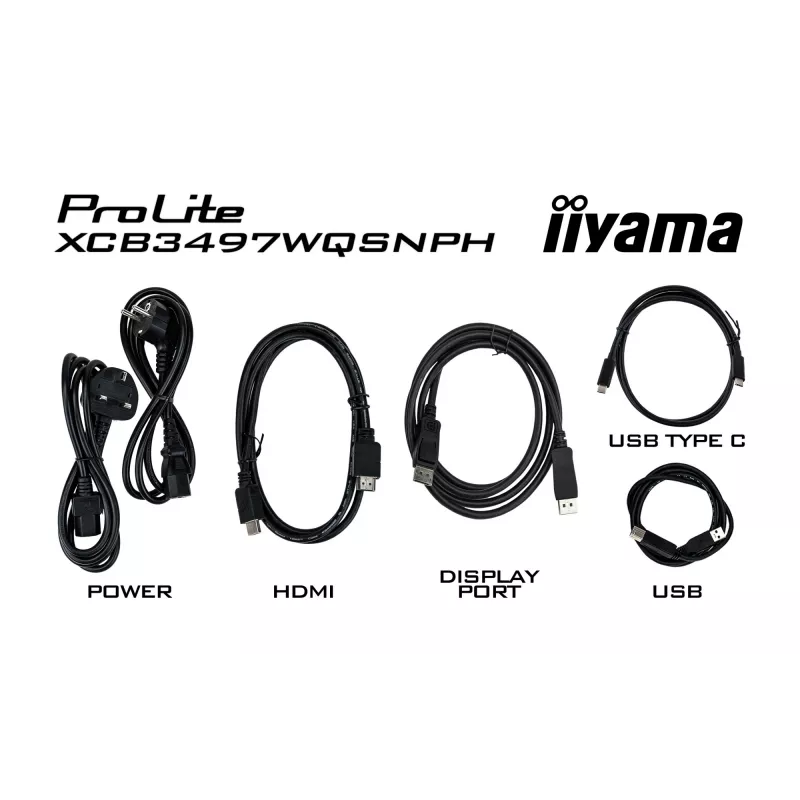 iiyama ProLite XCB3497WQSNPH-B1 arvutimonitor 86,4 cm (34 tolli) 3440 x 1440 pikslit UltraWide Quad HD LED must