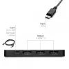 CLUB3D DisplayPort™ Triple HDMI™ 8K60Hz jaotur, DisplayPort, HDMI, 2.1b/1.4a, 13,5 Mbit/s, 120 Hz, 3840 x 2160, 7680 x 4320