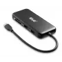 CLUB3D 8-1 kaasaskantav dokk USB Type-C® 10Gbps HDMI™ ja DisplayPort 8K30Hz PD max 100W