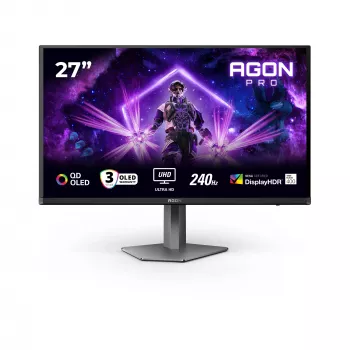 AOC G2 AG276UZD arvutimonitor 67,3 cm (26,5 tolli) 3840 x 2160 pikslit 4K Ultra HD OLED must