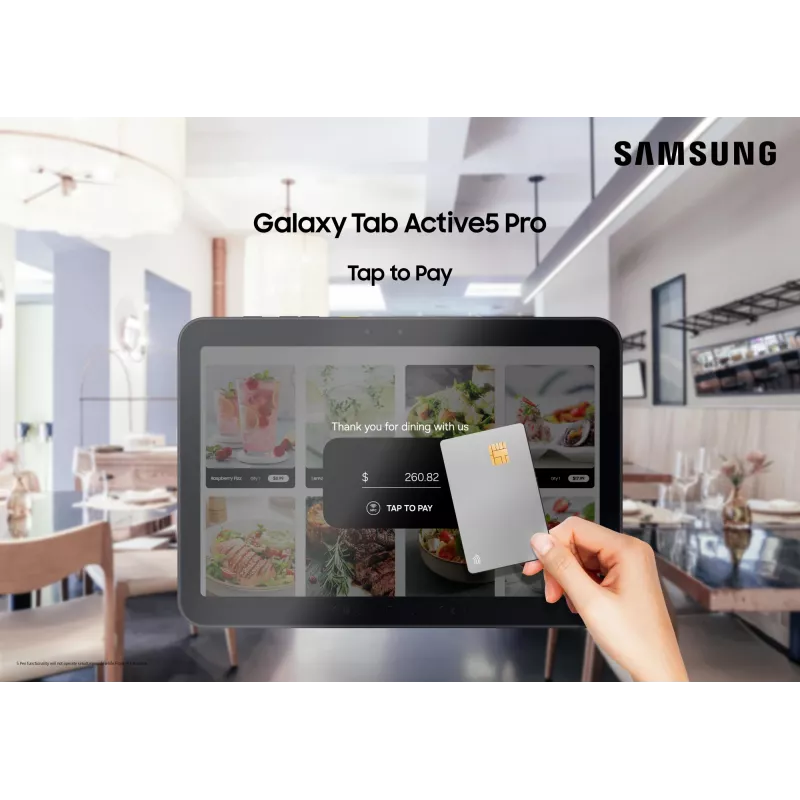 Samsung Galaxy Tab Active5 Pro Active5 Pro 5G Enterprise Edit Snapdragon LTE 256 GB 25,6 cm (10,1 tolli) 8 GB Wi-Fi 6 (802.11ax) Android 15 Roheline
