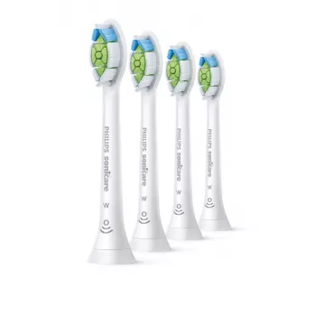 Hambaharja asenduspead Philips HX6064/87 Optimal Valge — 4 tk, valge, keskmise jäikusega harjased