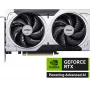 Videokaart MSI GeForce RTX 5060 Ti 8 GB GDDR7, PCIe 5.0, 4608 CUDA, 2602 MHz boost, 128-bit, 2 ventilaatorit, 180W