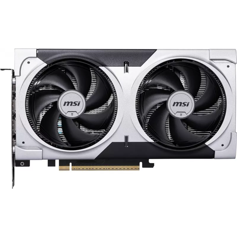 Videokaart MSI GeForce RTX 5060 Ti 8 GB GDDR7, PCIe 5.0, 4608 CUDA, 2602 MHz boost, 128-bit, 2 ventilaatorit, 180W