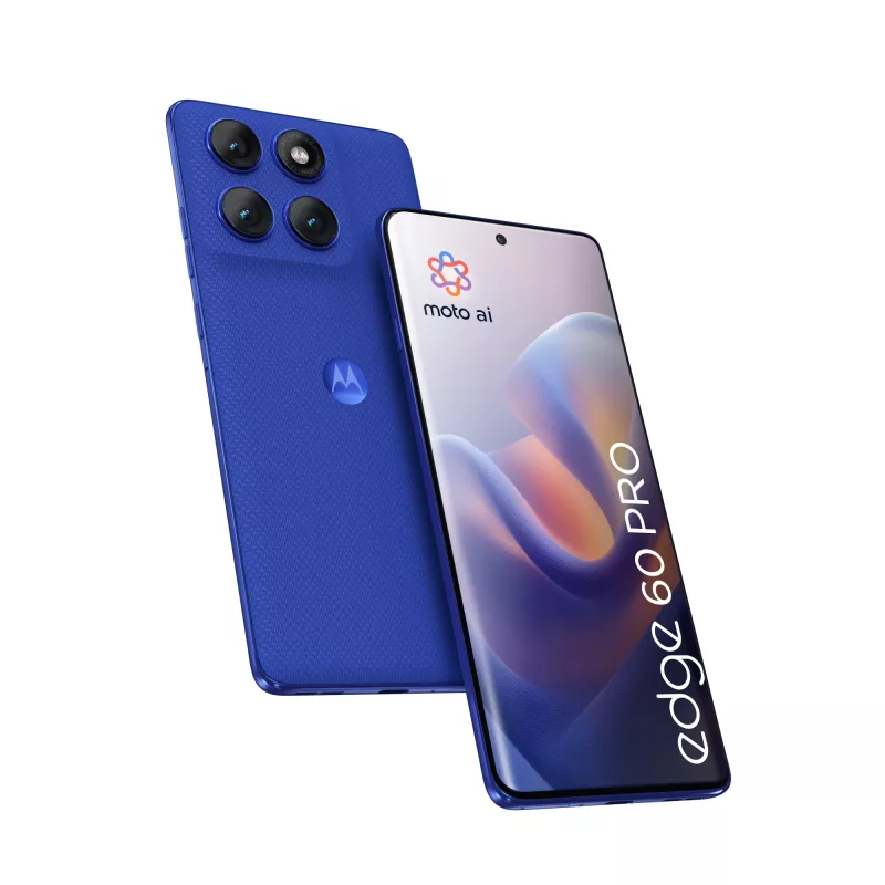 Motorola edge 60 pro 16.9 cm (6.67 tolli) Dual SIM Android 15 5G USB Type-C 12 GB 512 GB 6000 mAh Sinine