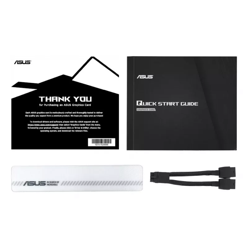 Videokaart ASUS GeForce RTX 5070 12 GB GDDR7, PCIe 5.0, 192-bit, valge, 3 ventilaatorit