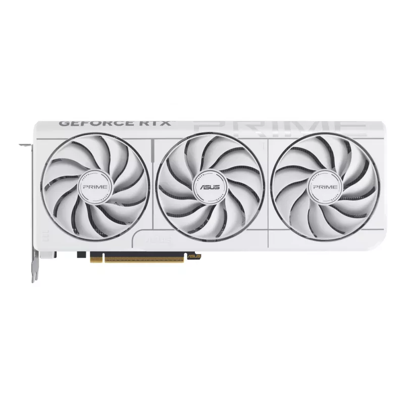 Videokaart ASUS GeForce RTX 5070 12 GB GDDR7, PCIe 5.0, 192-bit, valge, 3 ventilaatorit