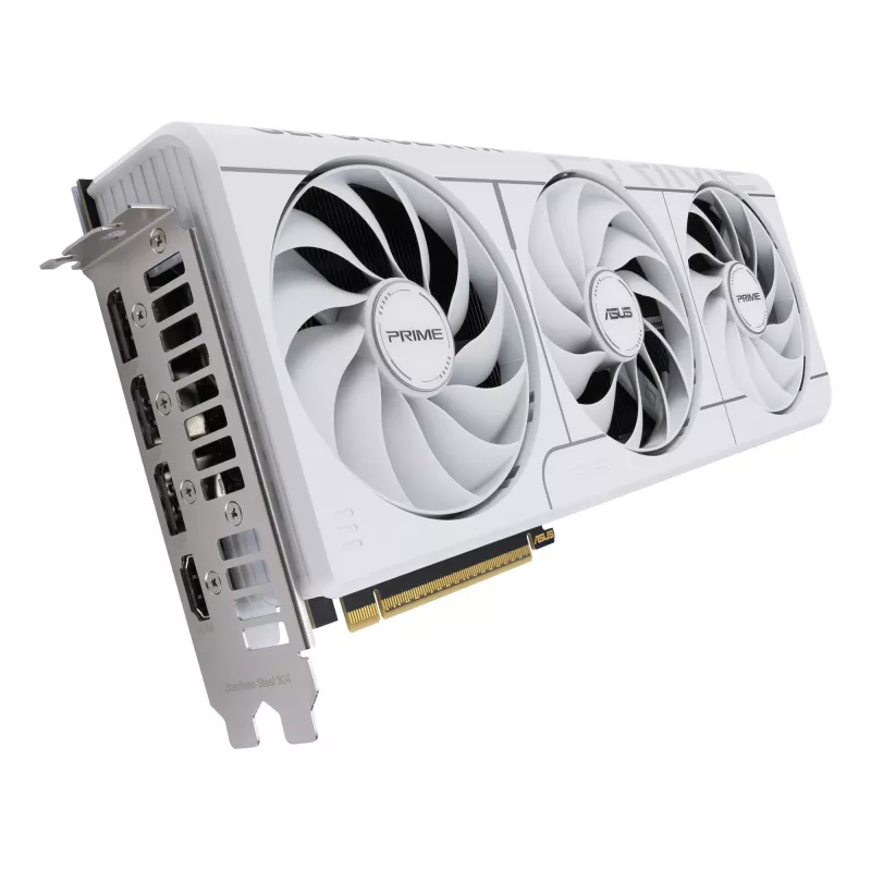 Videokaart ASUS GeForce RTX 5070 12 GB GDDR7, PCIe 5.0, 192-bit, valge, 3 ventilaatorit