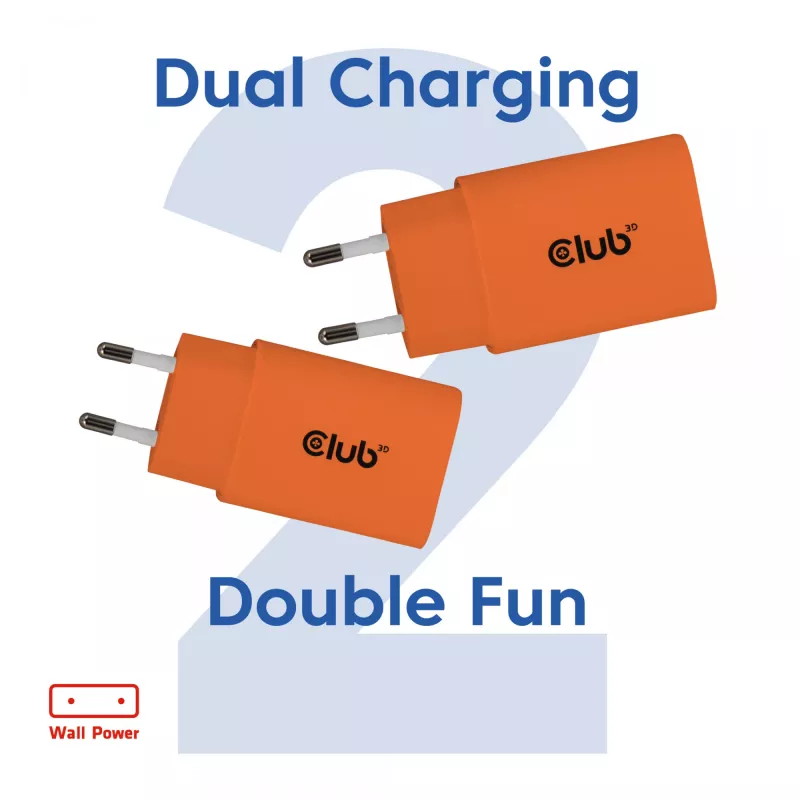 Toiteplokk CLUB3D CAC-3023, 30 W, kompaktne adapter kaasaskantavatele seadmetele