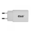 USB‑C laadija 2‑pack CLUB3D CAC-3020, koguvõimsus 30 W, valge