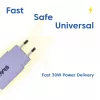 Toiteadapter club 3d USB-C laadija 30W 2-pack kompaktne telefonidele ja tahvelarvutitele