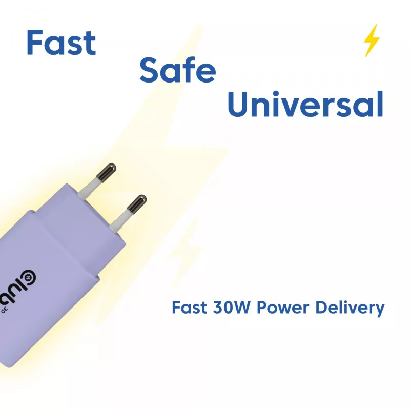 Toiteadapter club 3d USB-C laadija 30W 2-pack kompaktne telefonidele ja tahvelarvutitele