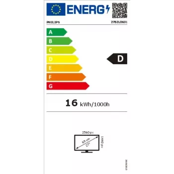 Philips 3000 seeria 27B2U3601/00 arvutimonitor 68,6 cm (27 tolli) 2560 x 1440 pikslit Quad HD LCD must