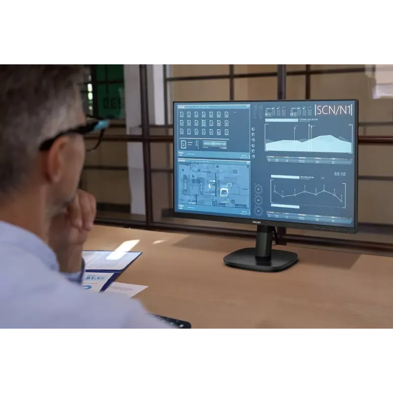 Philips 3000 seeria 27B2U3601/00 arvutimonitor 68,6 cm (27 tolli) 2560 x 1440 pikslit Quad HD LCD must