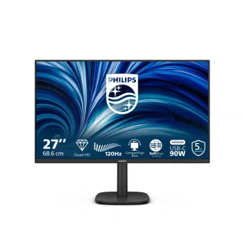 Philips 3000 seeria 27B2U3601/00 arvutimonitor 68,6 cm (27 tolli) 2560 x 1440 pikslit Quad HD LCD must