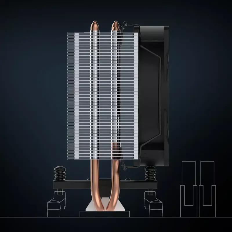 Õhujahuti ARCTIC Freezer 8A kompaktne AMD CPU jahuti