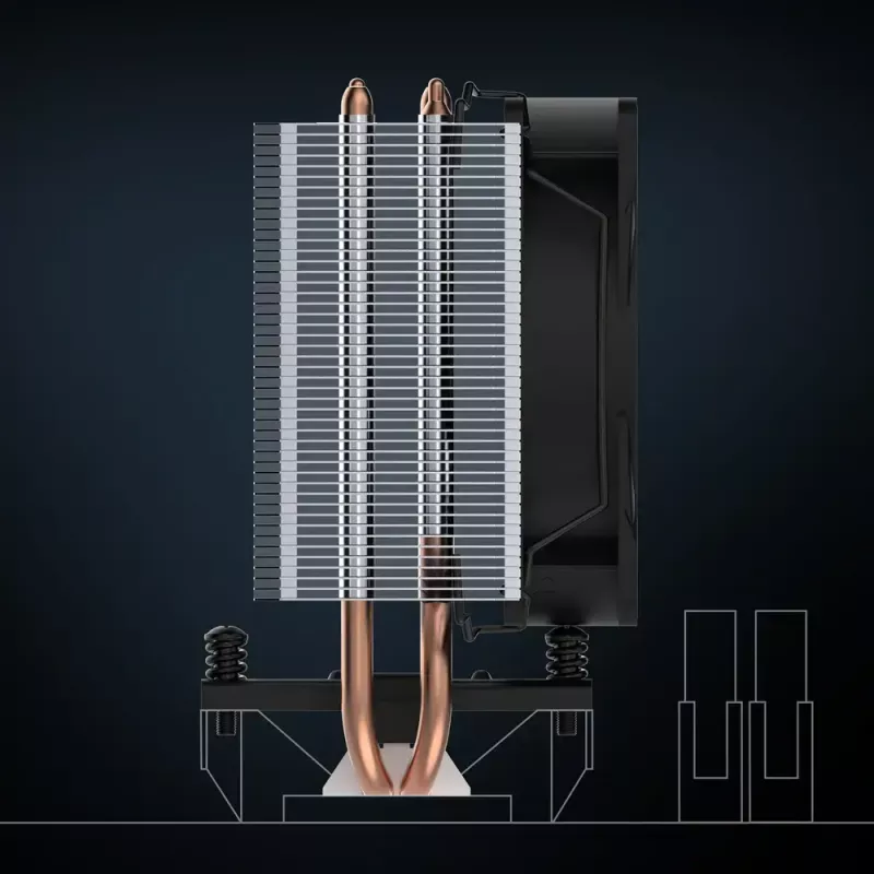 Air cooler ARCTIC Freezer 8i Compact Intel CPU Cooler 10 cm Fan
