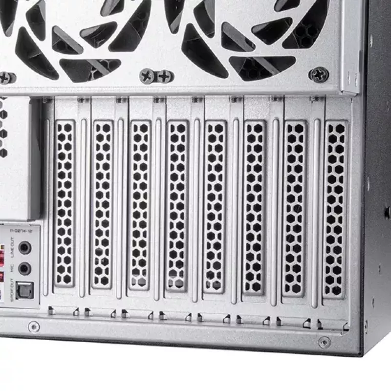 Serveri riiul Silverstone RM52 Must ATX SFX 440x550x220mm