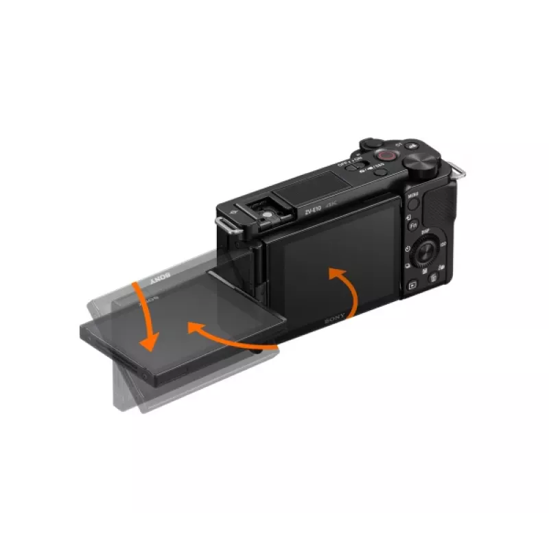 Sony α ZV-E10 MILC korpus 24,2 MP CMOS 6000 x 4000 pikslit must