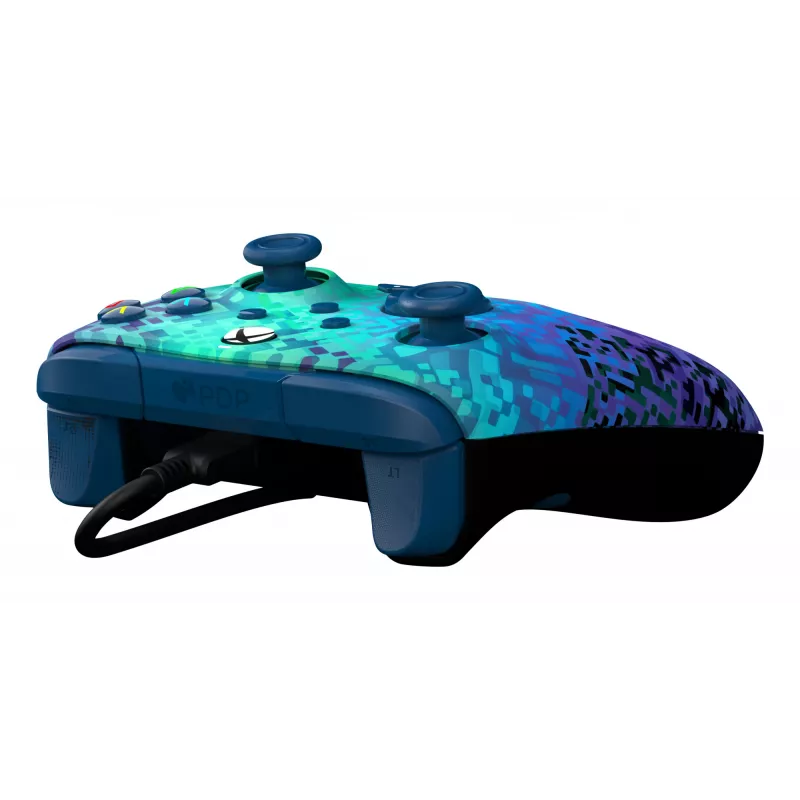 “PDP Rematch Advanced” Must, roheline USB mängupult Analoog / Digitaalne PC, Xbox One, Xbox Series S, Xbox Series X