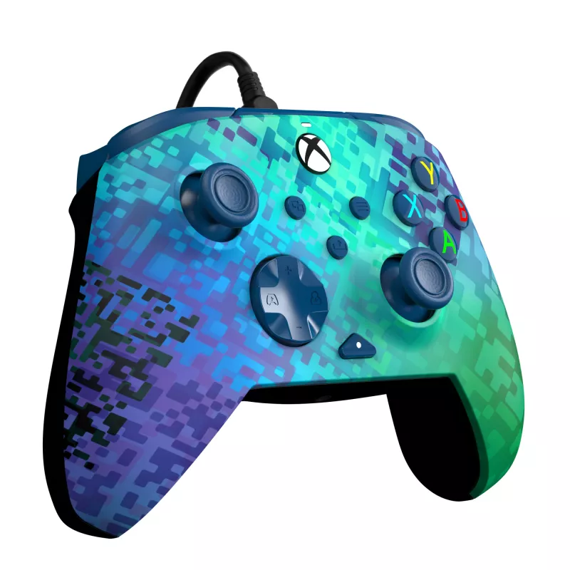 “PDP Rematch Advanced” Must, roheline USB mängupult Analoog / Digitaalne PC, Xbox One, Xbox Series S, Xbox Series X